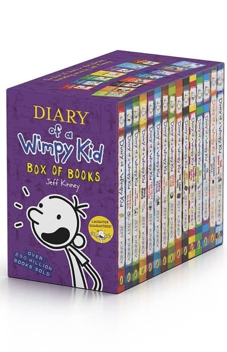 Diary Of A Wimpy Kid Box Of Books - 15 Books Jeff Kinney