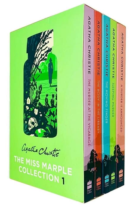 Miss-Marple-Mysteries-Series-Books-1-5-Collection-Set-By-Agatha-Christie